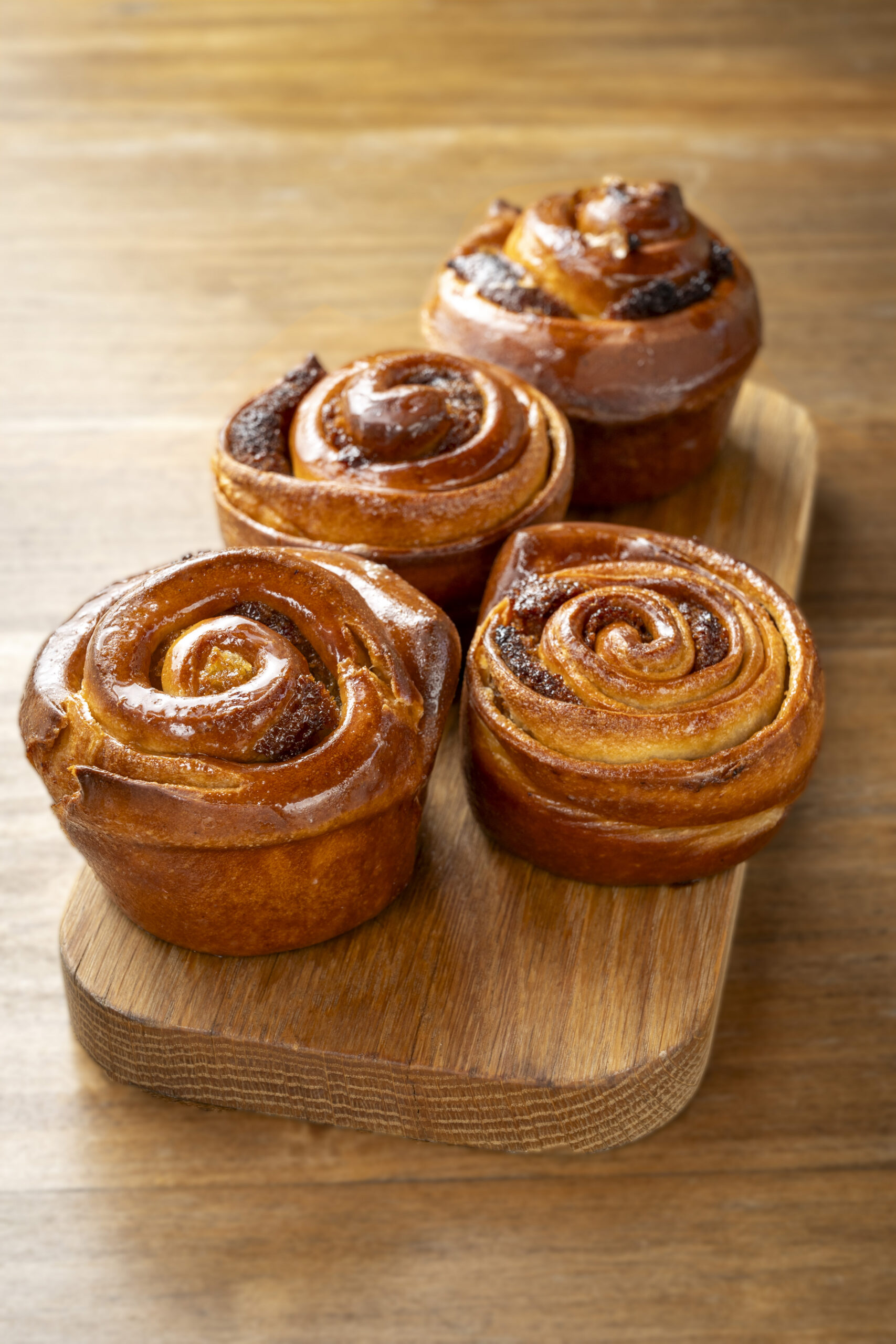Malva & Custard Cruffin